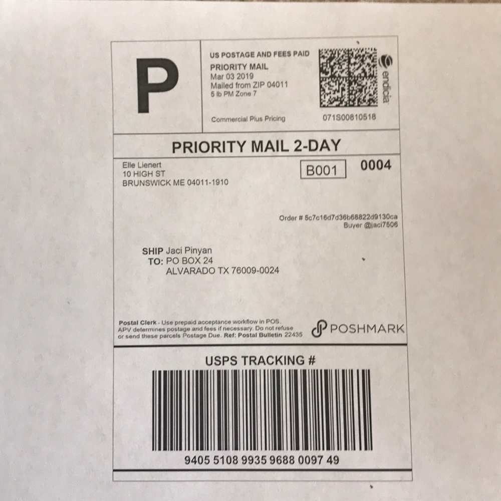 Shipping proof